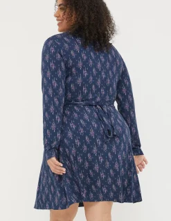 FatFace Delphine Ink Ditsy Jersey Dress|Women Dresses