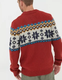 FatFace Denbigh Fairisle Crew Jumper|Men View All