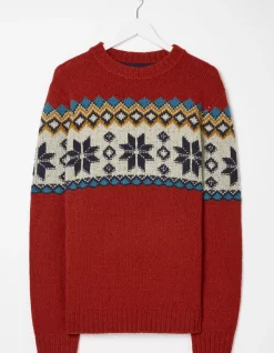 FatFace Denbigh Fairisle Crew Jumper|Men View All
