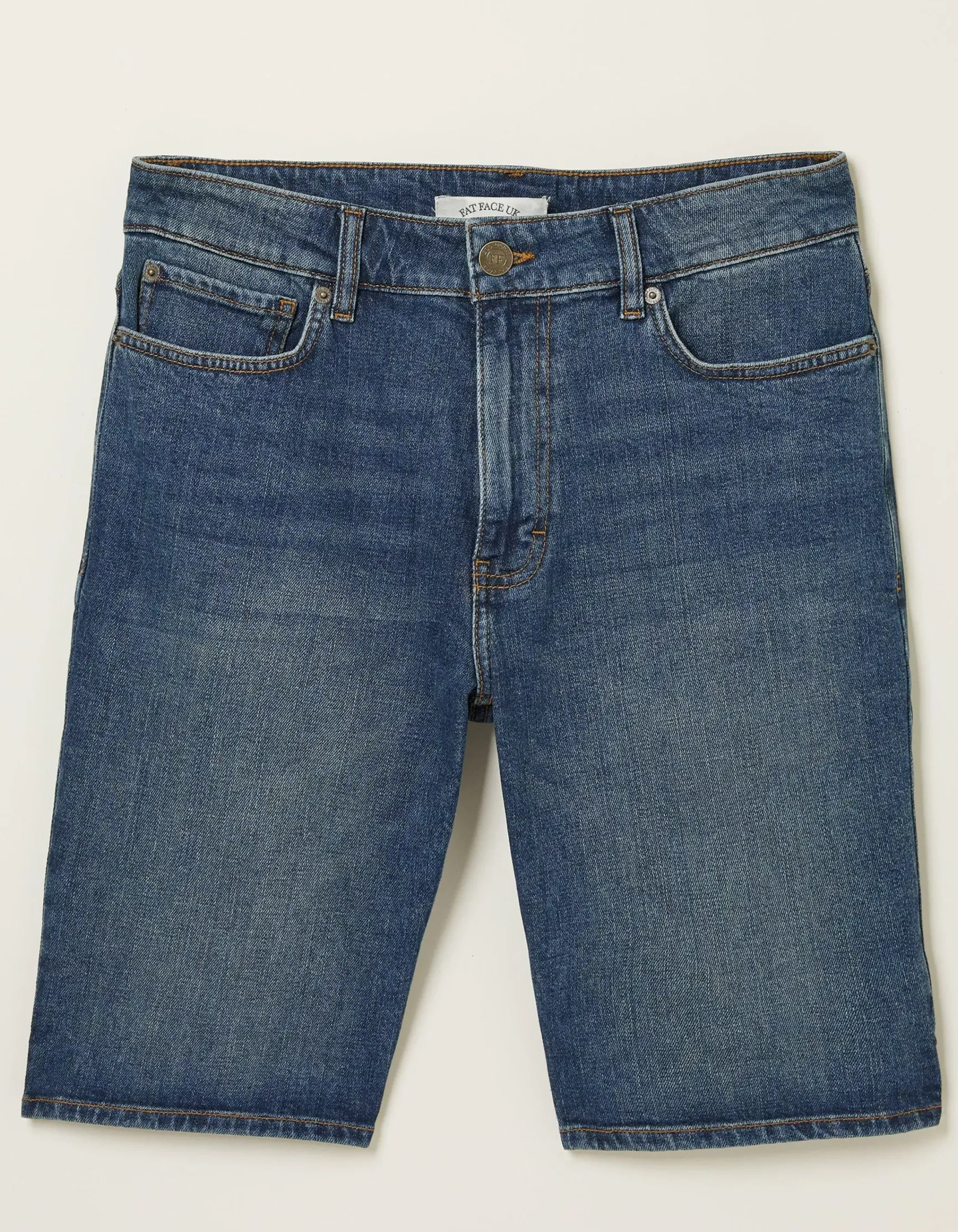 FatFace Denim Mid Vintage Wash Shorts|Men Shorts