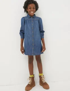 FatFace Denim Shirt Dress|Girls View All