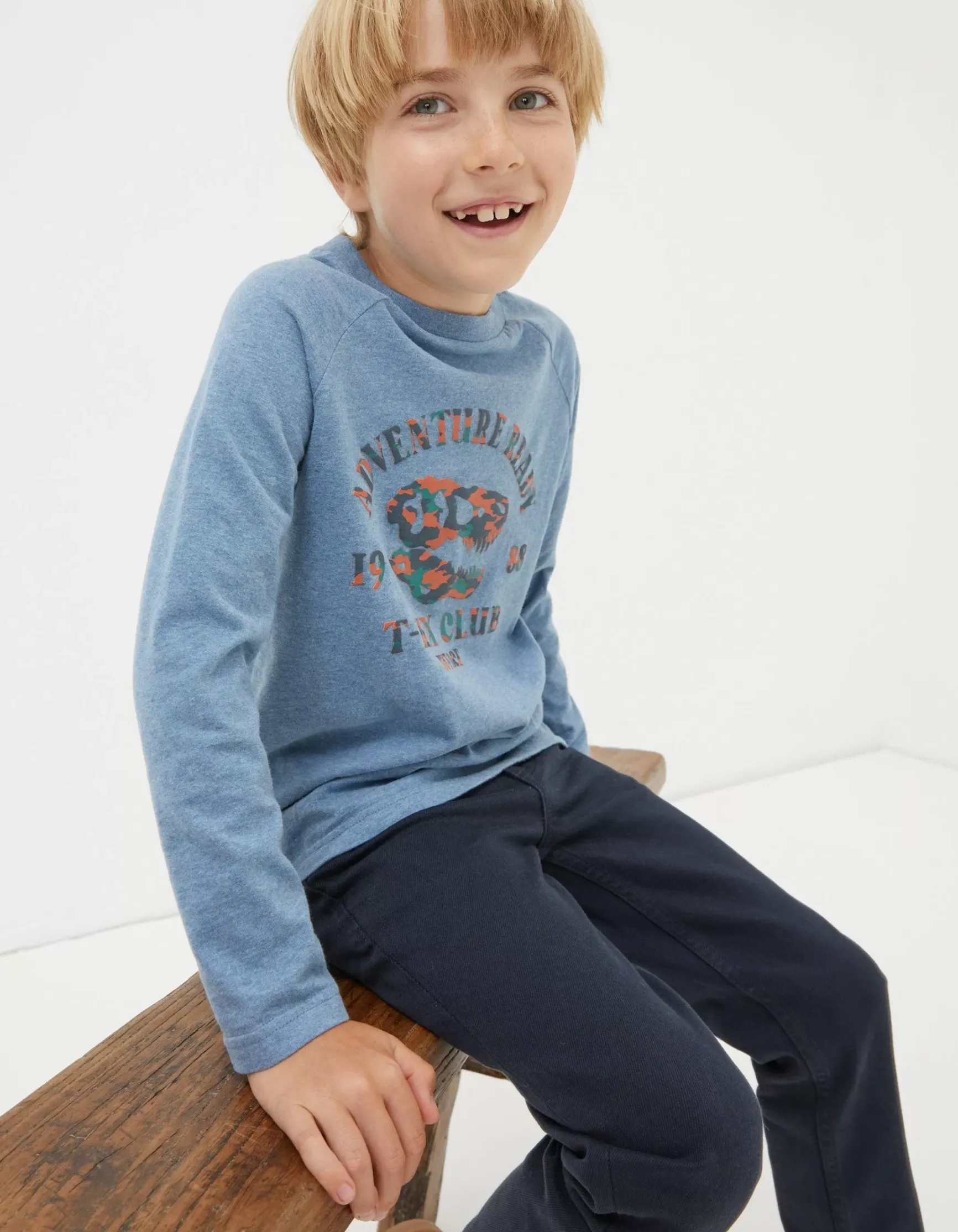 FatFace Dinosaur Graphic T-Shirt|Boys View All