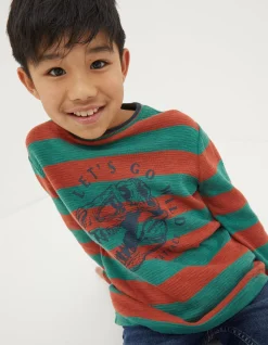 FatFace Dinosaur Long Sleeve T-Shirt|Boys View All