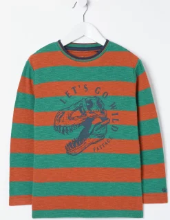 FatFace Dinosaur Long Sleeve T-Shirt|Boys View All