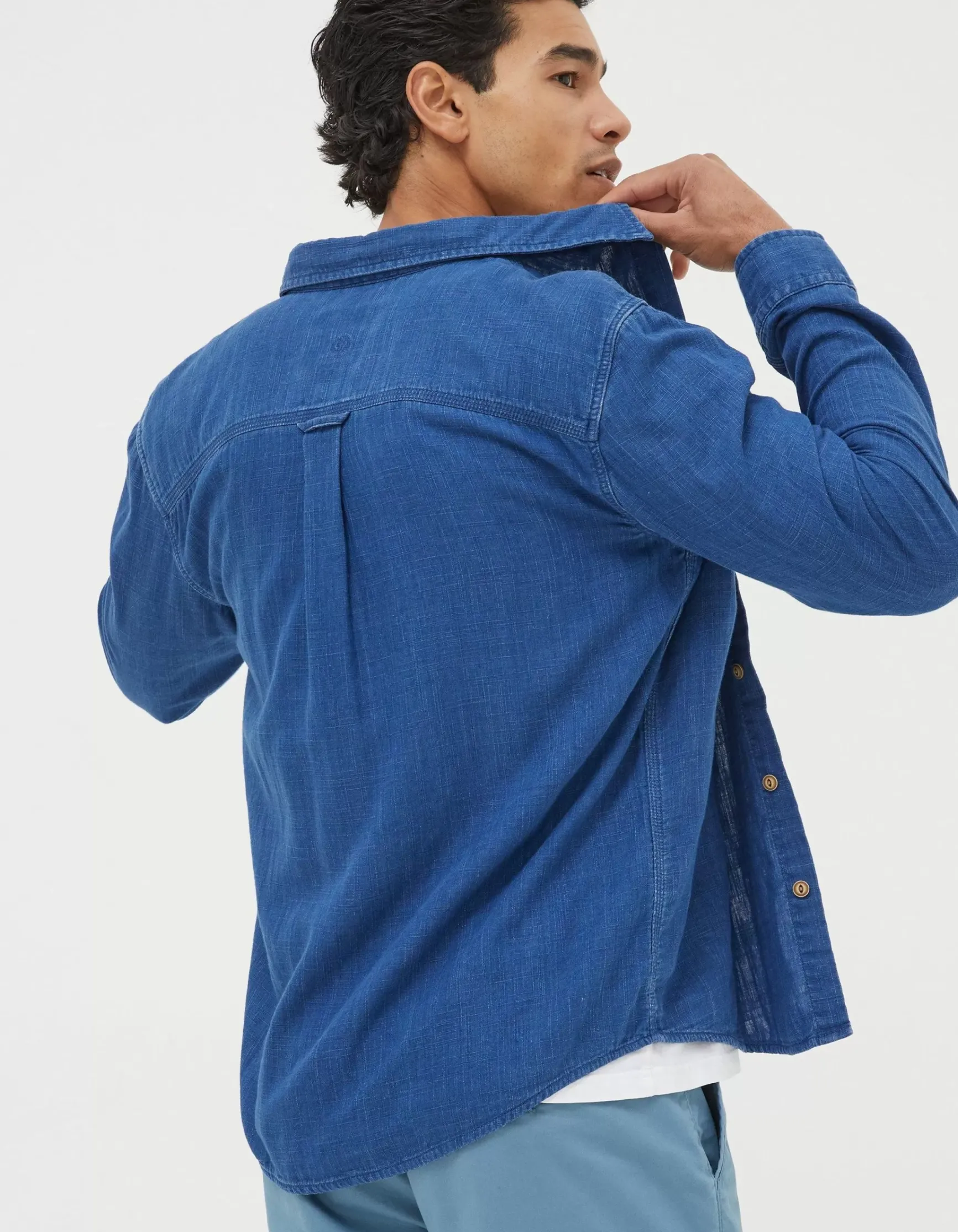 FatFace Drayton Indigo Shirt|Men View All