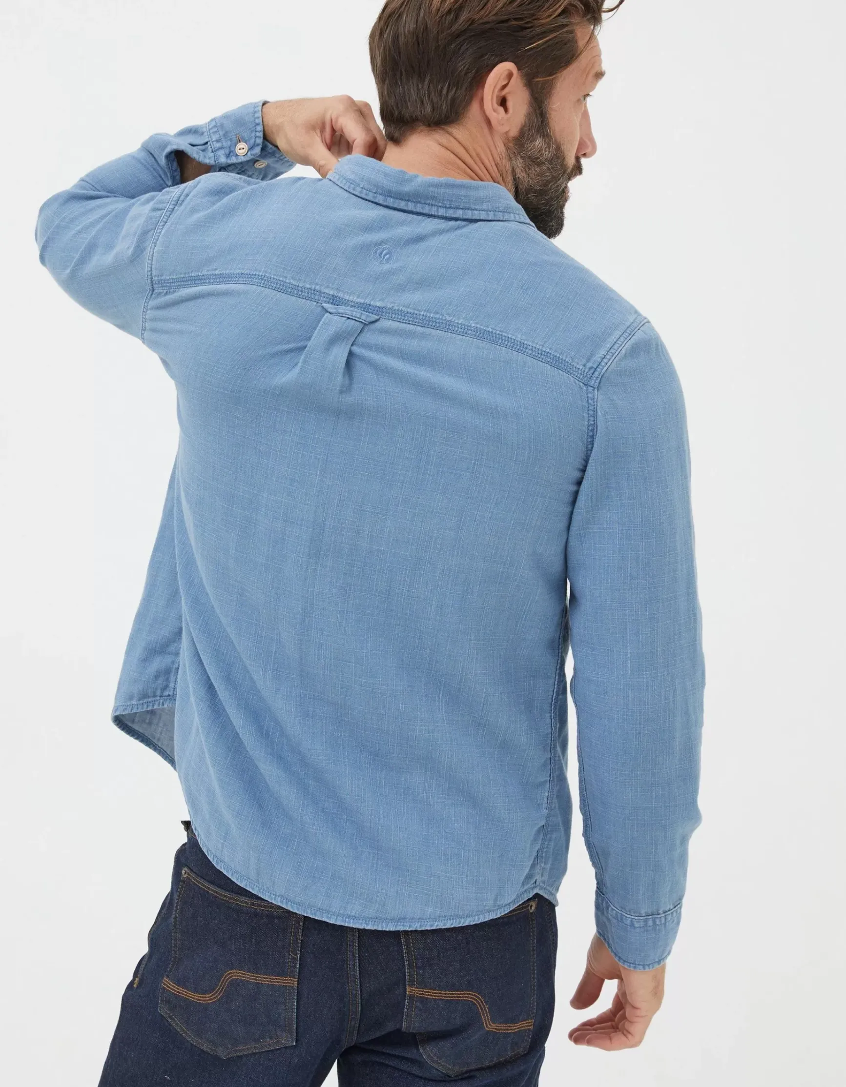 FatFace Drayton Indigo Shirt|Men View All