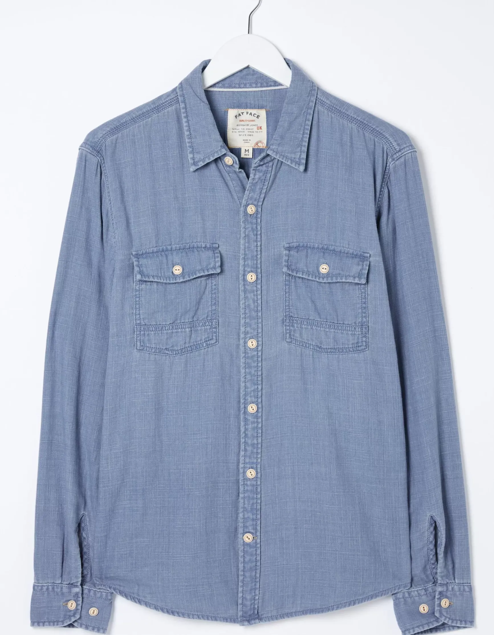 FatFace Drayton Indigo Shirt|Men View All