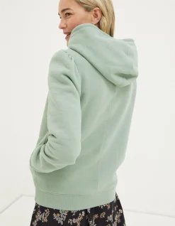 FatFace Edie Textured Overhead Hoodie|Women Sweatshirts & Hoodies