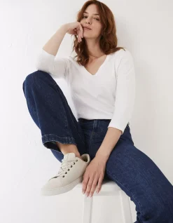 FatFace Elise Wide Leg Comfort Stretch Jeans|Women Jeans & Dungarees