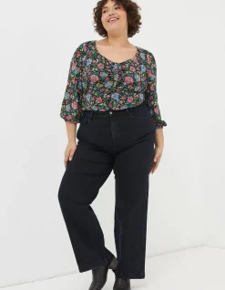FatFace Elise Wide Leg Jeans|Women Jeans & Dungarees