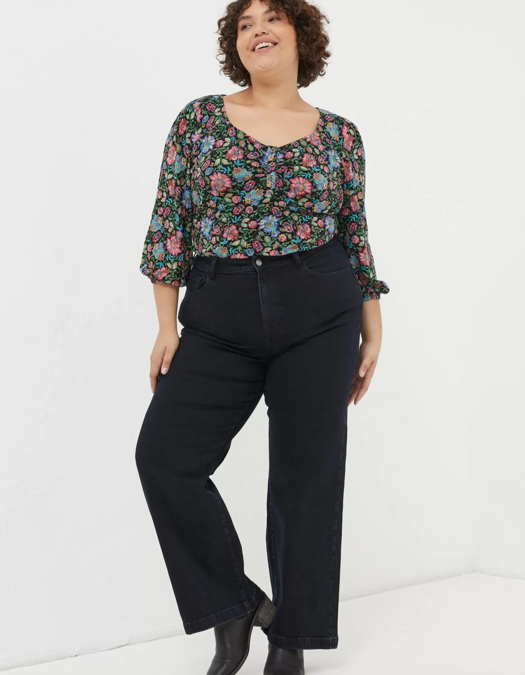 FatFace Elise Wide Leg Jeans|Women Jeans & Dungarees