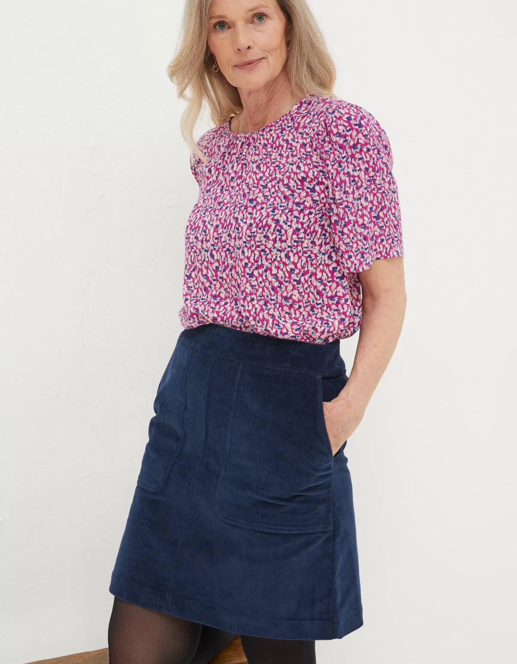 FatFace Eliza Cord Skirt|Women Skirts