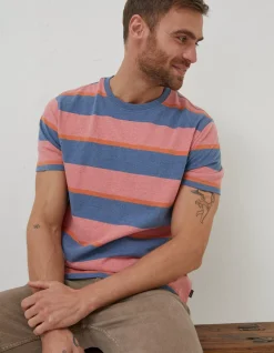 FatFace Ellbridge Stripe T-Shirt|Men T-Shirts
