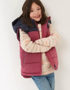 FatFace Ellie Colourblock Gilet|Girls View All