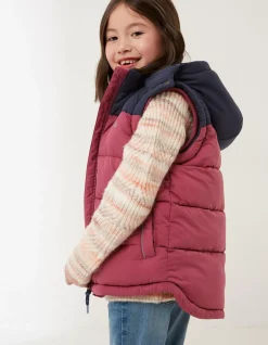 FatFace Ellie Colourblock Gilet|Girls View All
