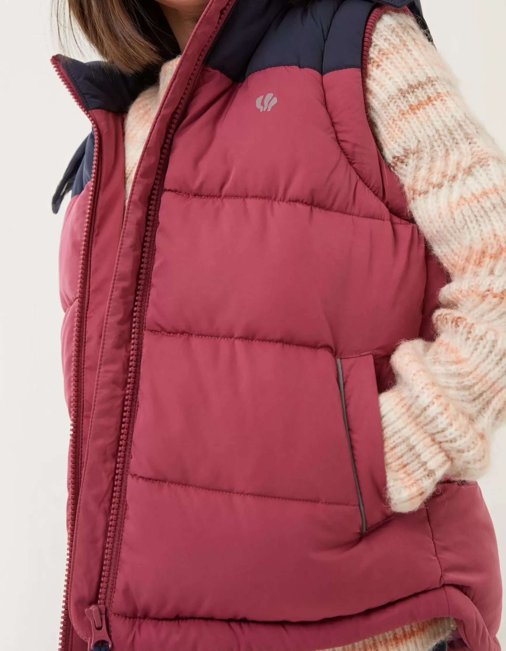 FatFace Ellie Colourblock Gilet|Girls View All