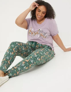 FatFace Ellie Lino Fox Legging|Women Nightwear & Loungewear