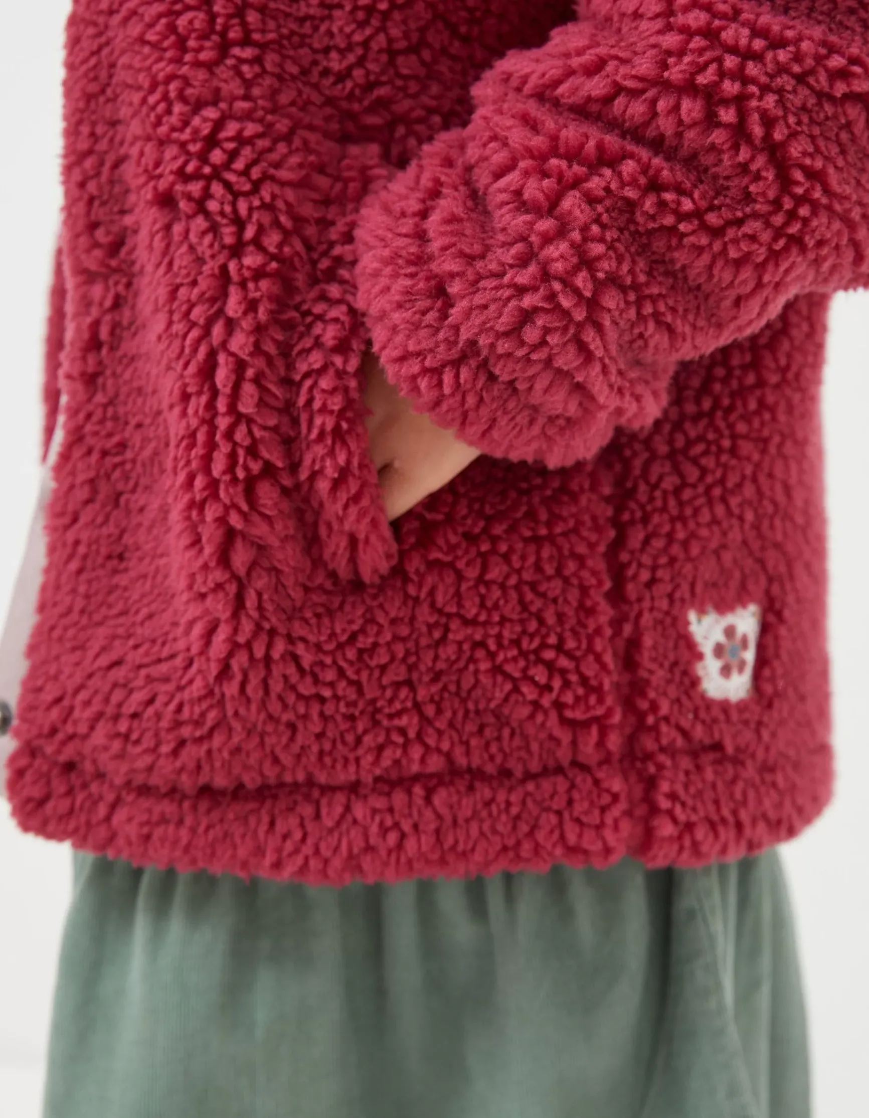FatFace Elodie Fleece Button Sweatshirt|Girls View All