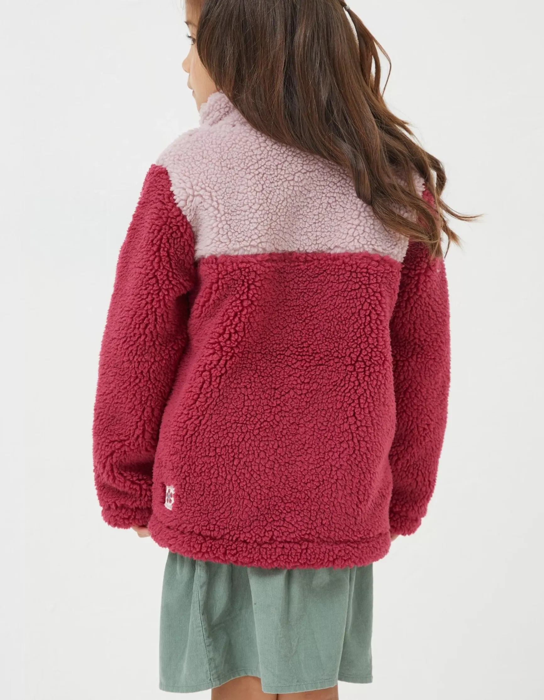 FatFace Elodie Fleece Button Sweatshirt|Girls View All