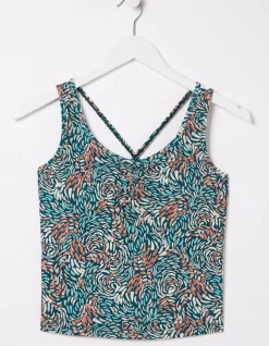 FatFace Elowen Print Crop Top|Women View All