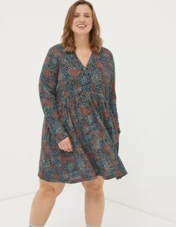 FatFace Elsie Textured Jersey Dress|Women View All