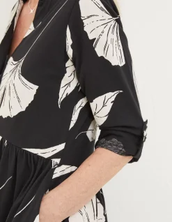 FatFace Elsie Twilight Leaves Dress|Women Dresses