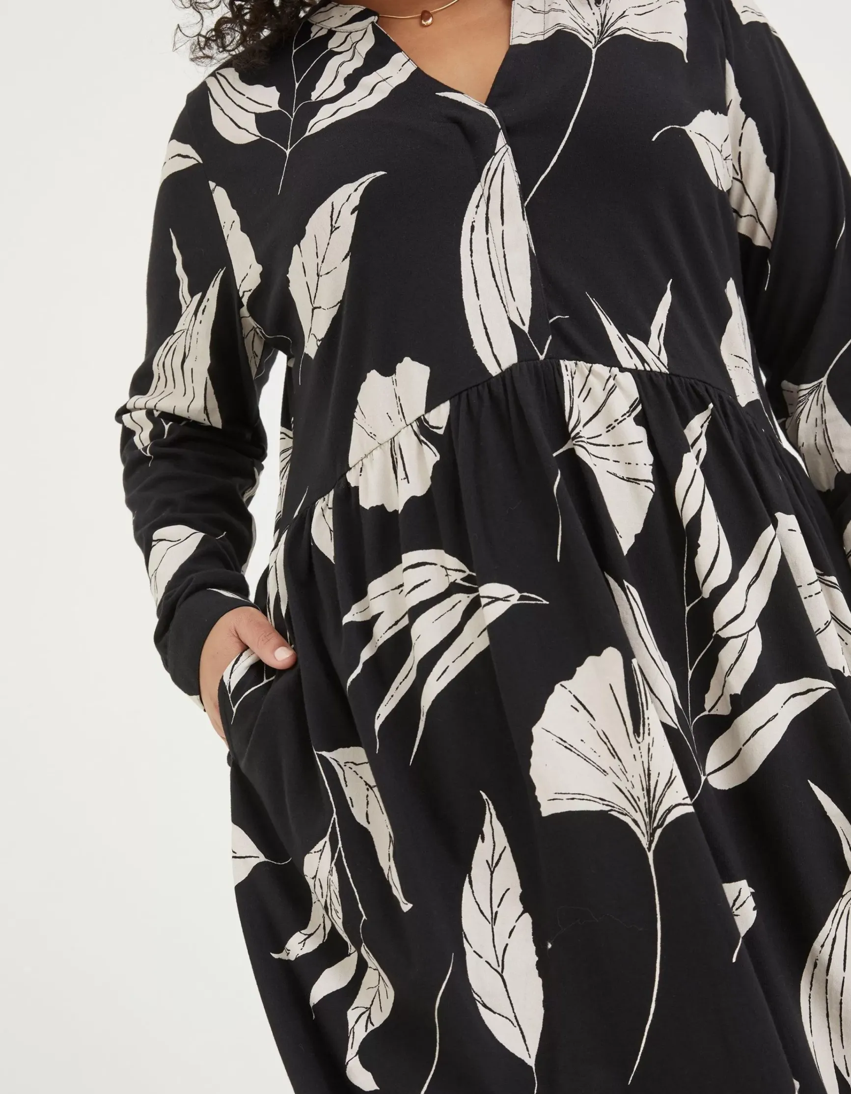 FatFace Elsie Twilight Leaves Dress|Women Dresses