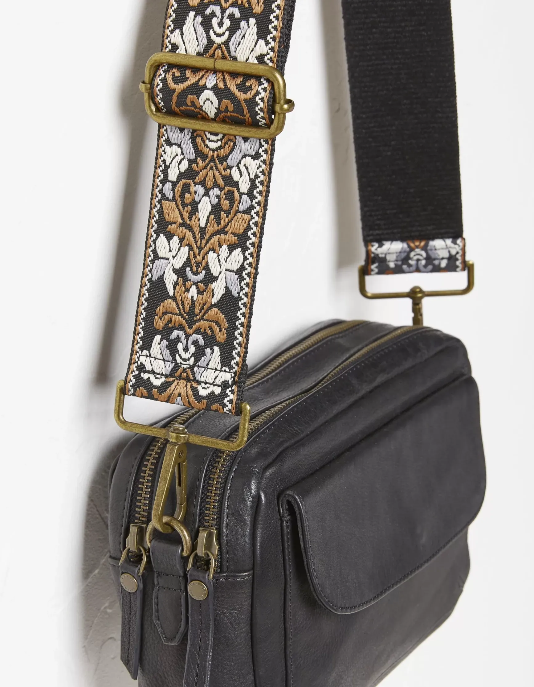 FatFace Embroidered Floral Bag Strap|Women View All
