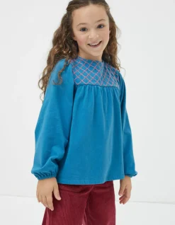 FatFace Embroidered Jersey Top|Girls View All