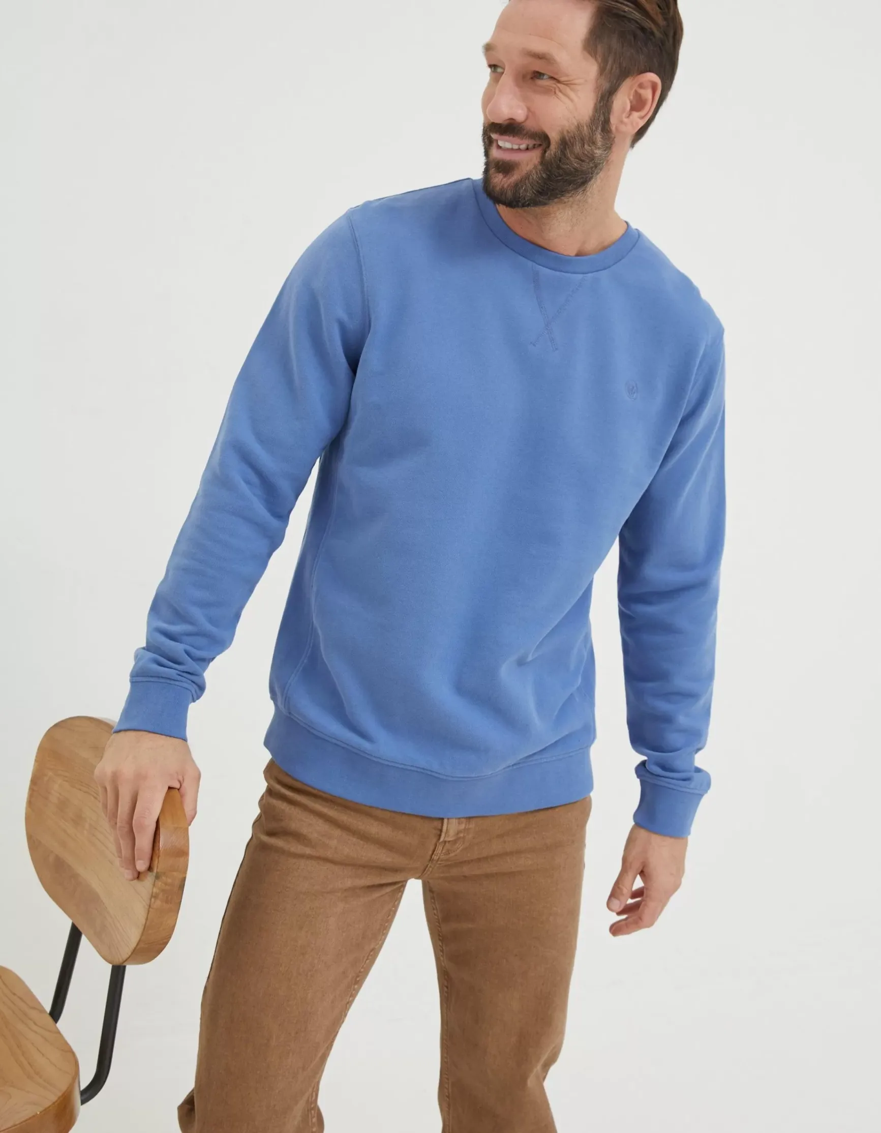 FatFace Emsworth Crew Neck Sweatshirt|Men Sweatshirts & Hoodies