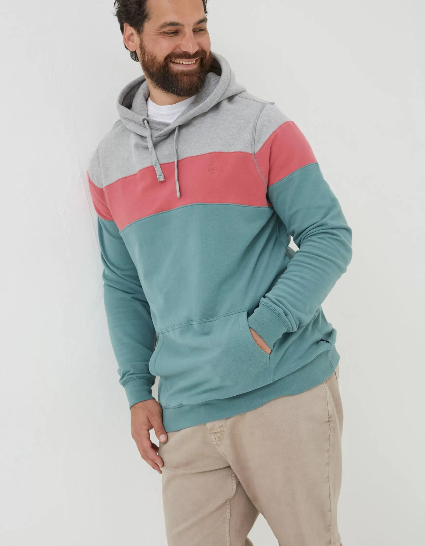 FatFace Emsworth Stripe Hoodie|Men Sweatshirts & Hoodies