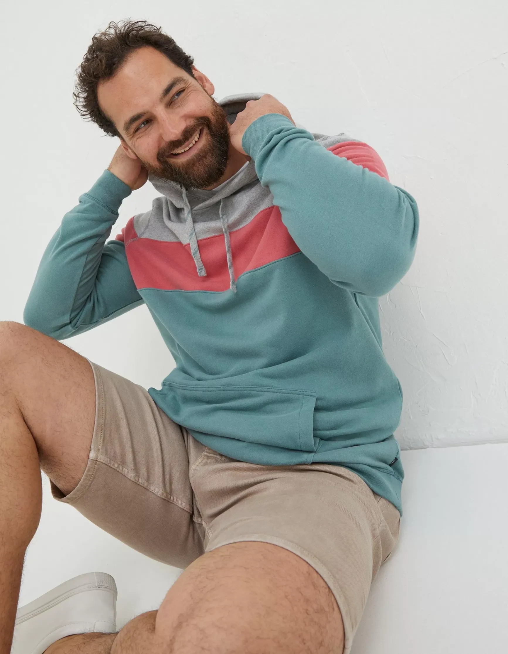 FatFace Emsworth Stripe Hoodie|Men Sweatshirts & Hoodies