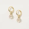 FatFace Enamel Flower Drop Earrings|Women View All