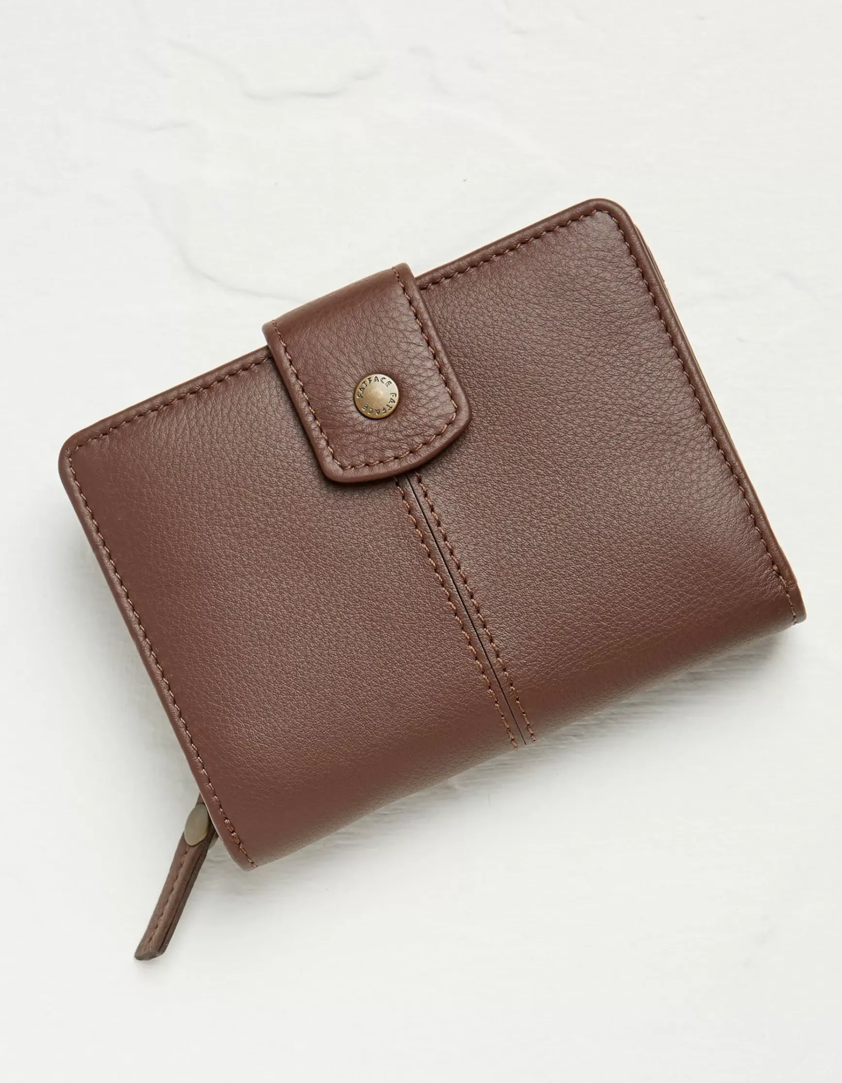 FatFace Etta Leather Zip Purse|Women View All