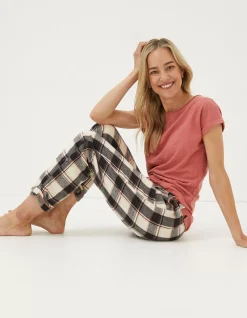 FatFace Eva Large Check Pyjama|Women Nightwear & Loungewear