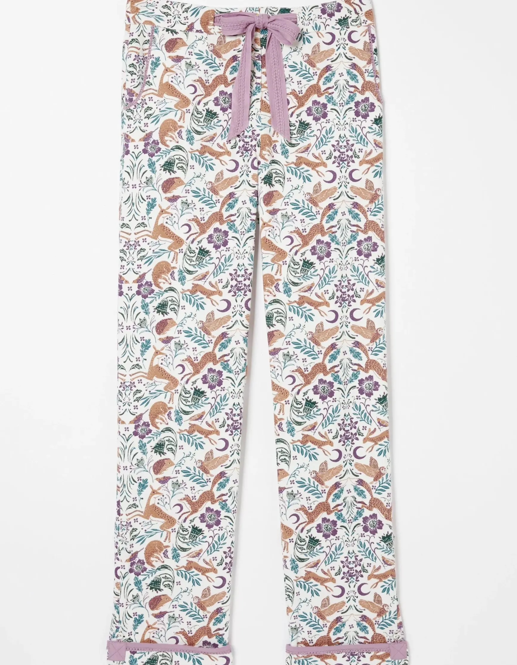 FatFace Eva Lino Animals Pyjama Bottoms|Women Nightwear & Loungewear