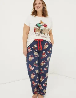 FatFace Eva Stevie Sheep Pyjama Bottoms|Women View All