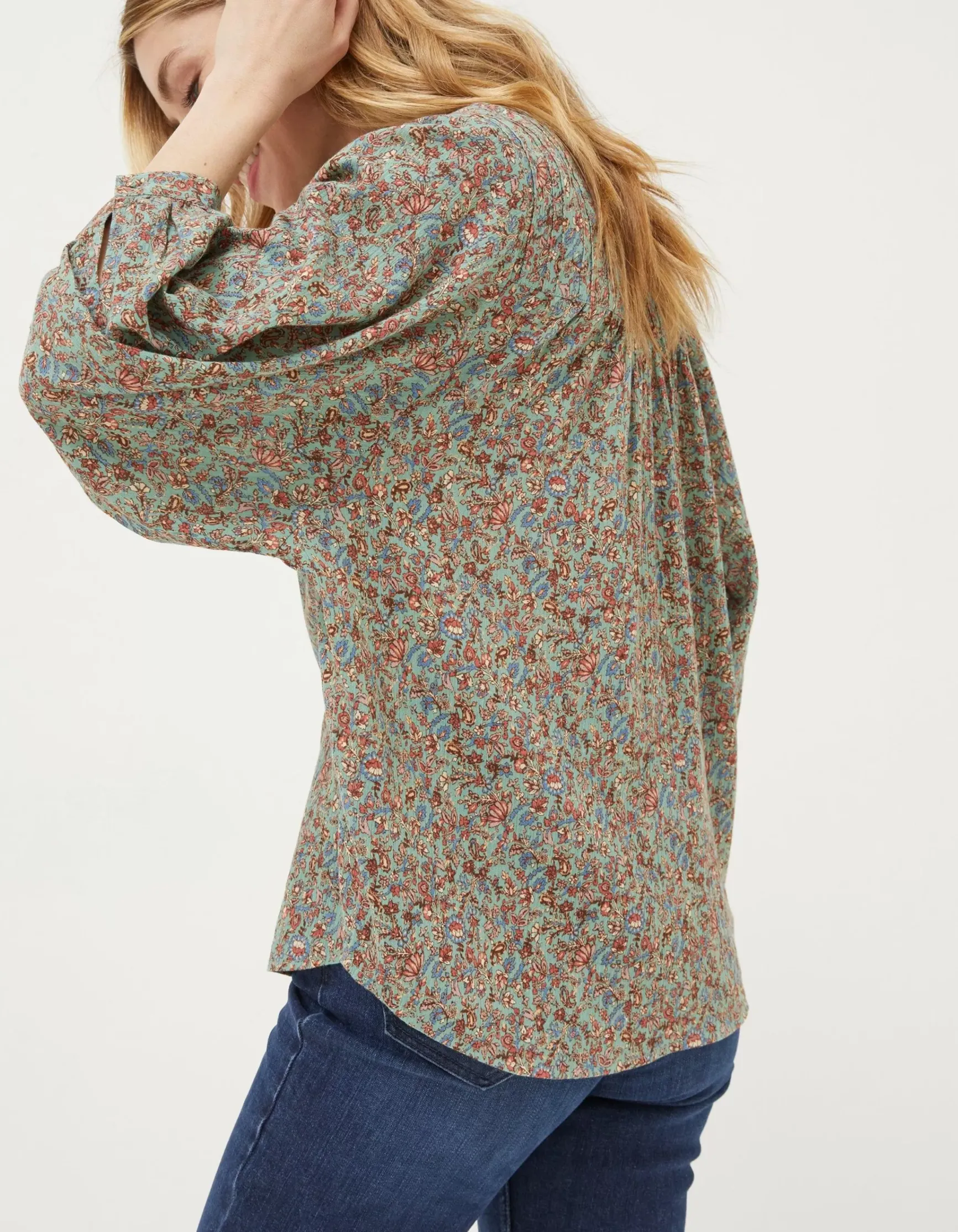 FatFace Evelyn Craft Floral Blouse|Women Shirts & Blouses