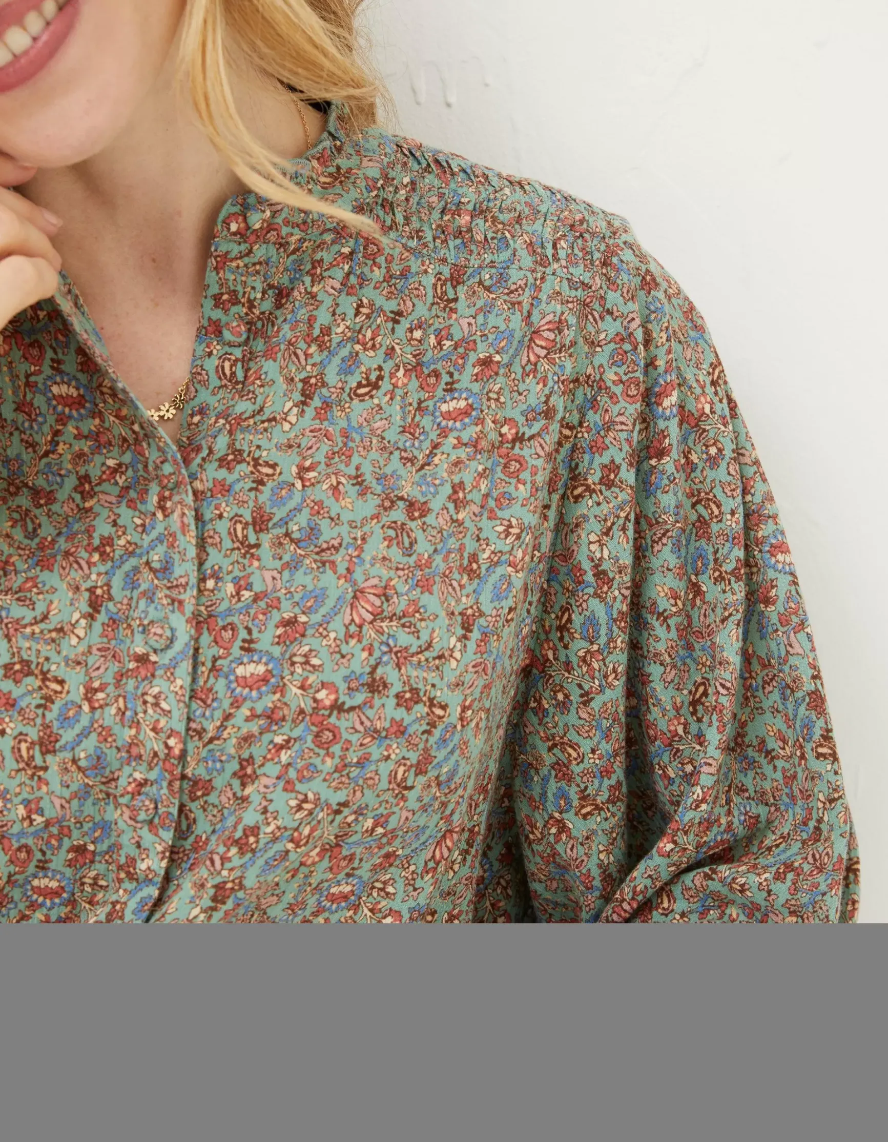 FatFace Evelyn Craft Floral Blouse|Women Shirts & Blouses
