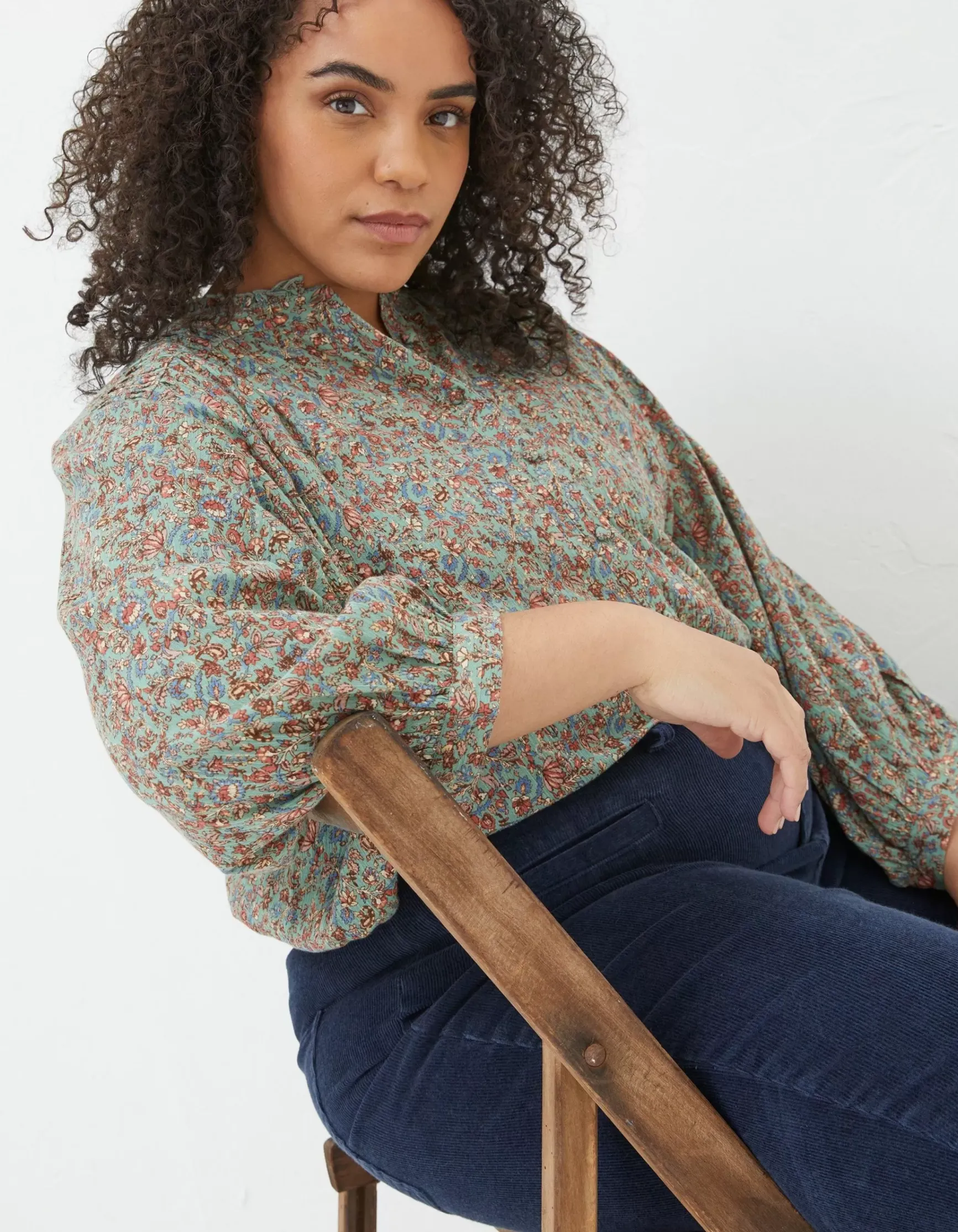 FatFace Evelyn Craft Floral Blouse|Women Shirts & Blouses