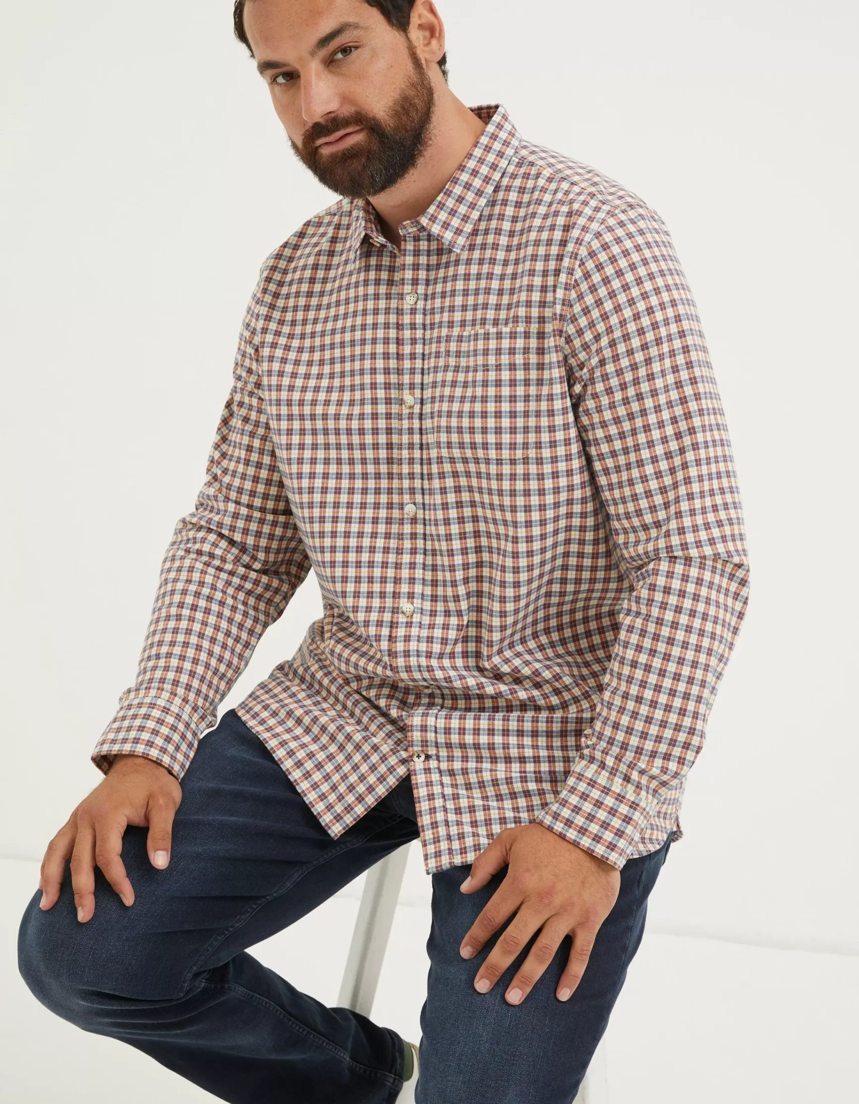FatFace Everly Check Shirt|Men Shirts