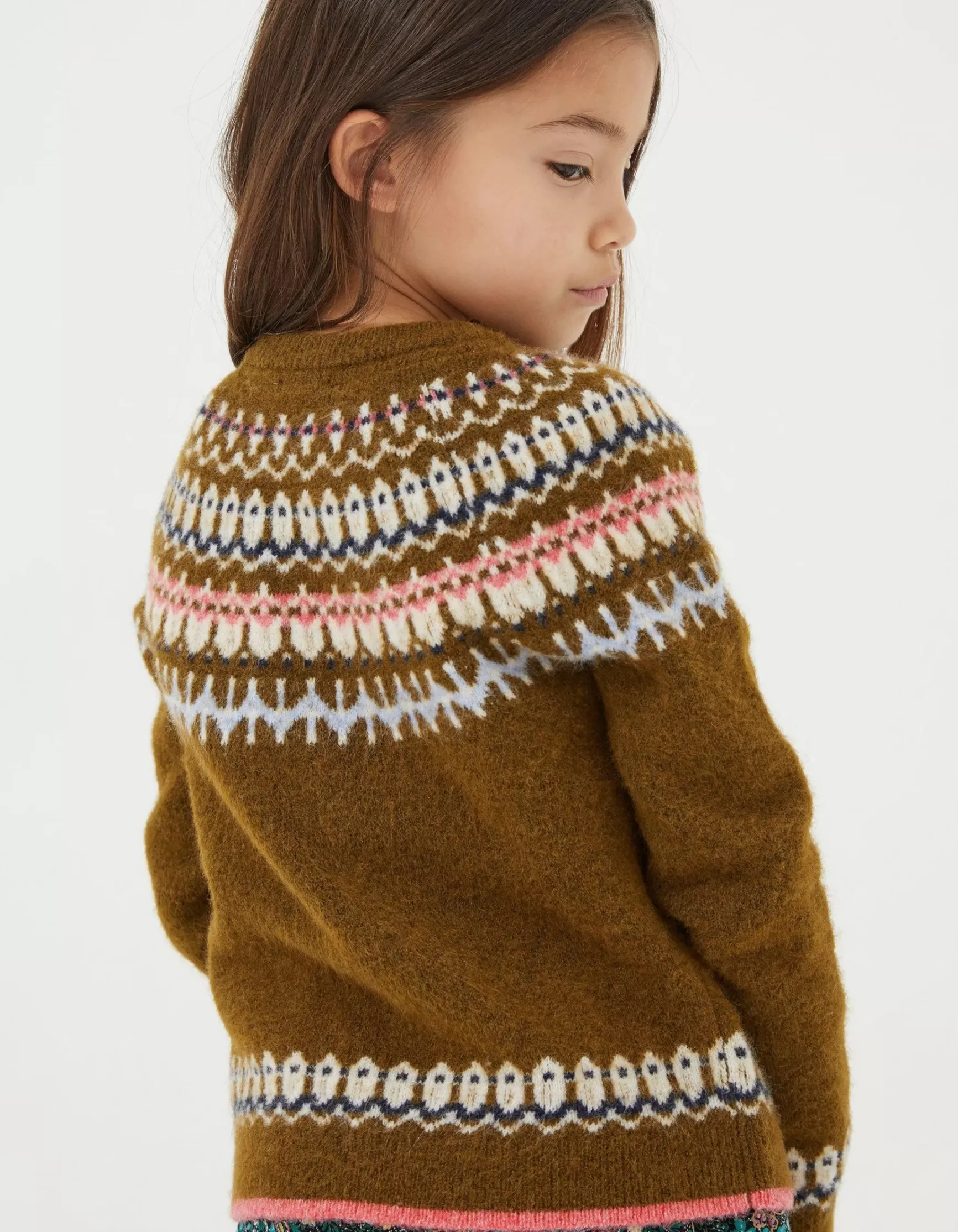 FatFace Fairisle Detail Cardigan|Girls View All