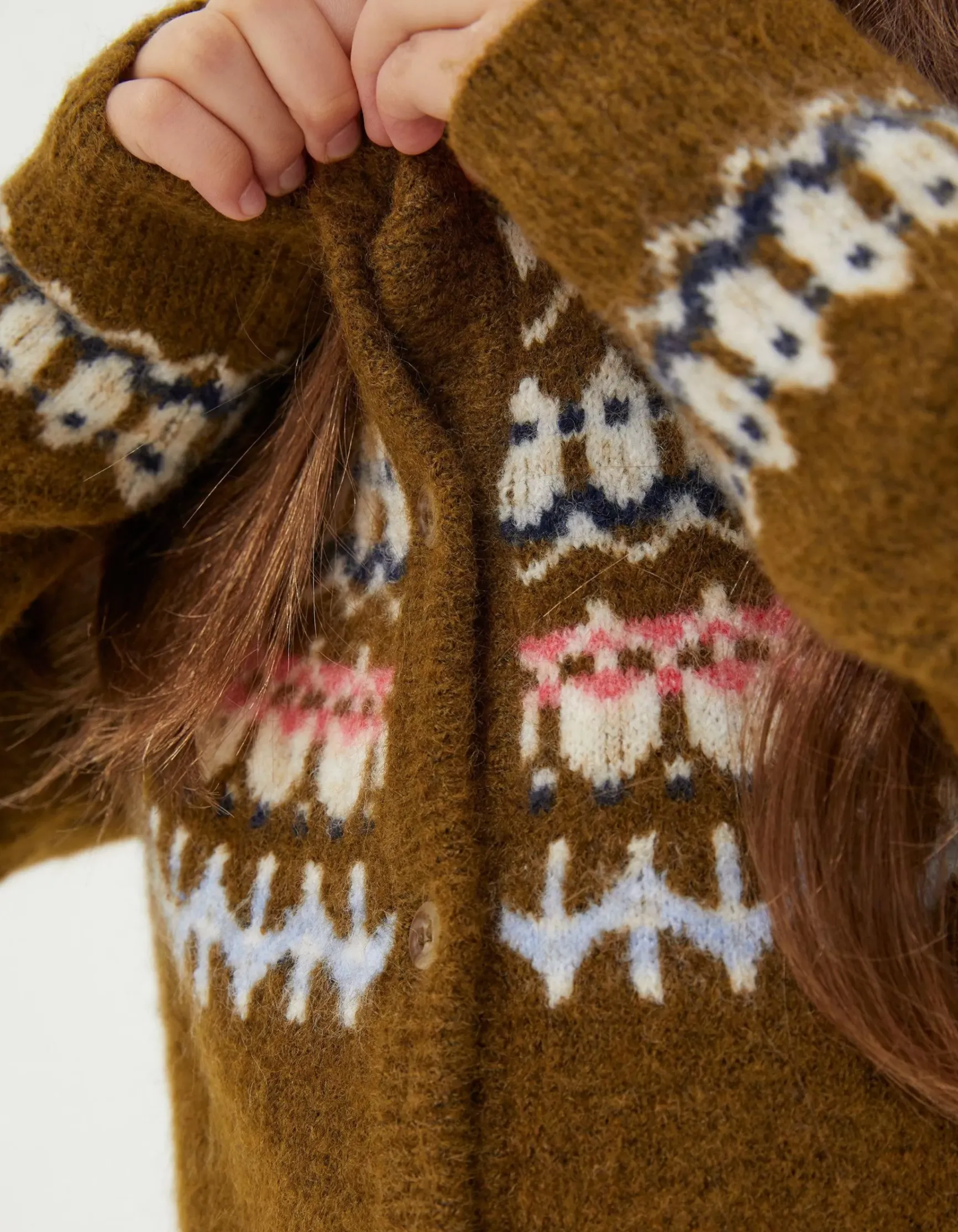 FatFace Fairisle Detail Cardigan|Girls View All