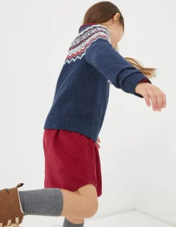 FatFace Fairisle Knitted Crew Neck Jumper|Girls View All