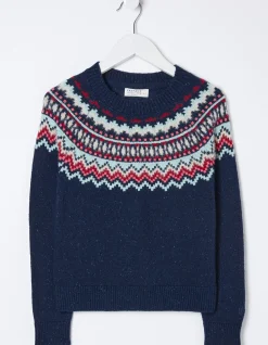 FatFace Fairisle Knitted Crew Neck Jumper|Girls View All
