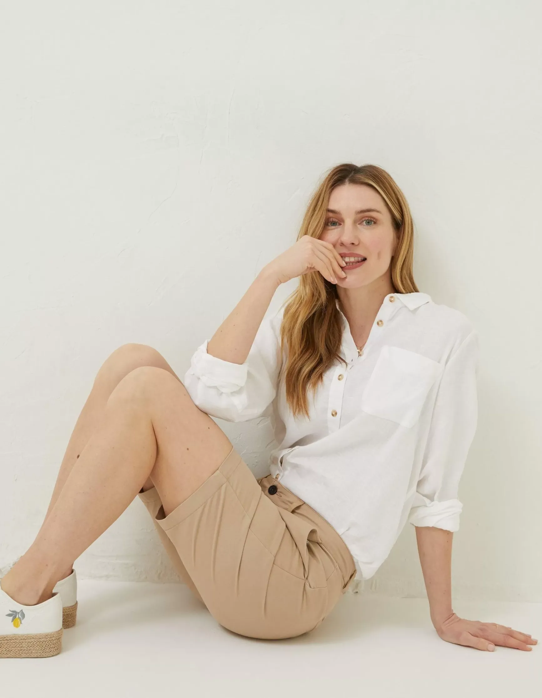 FatFace Falmouth Bermuda Chino Shorts|Women Shorts