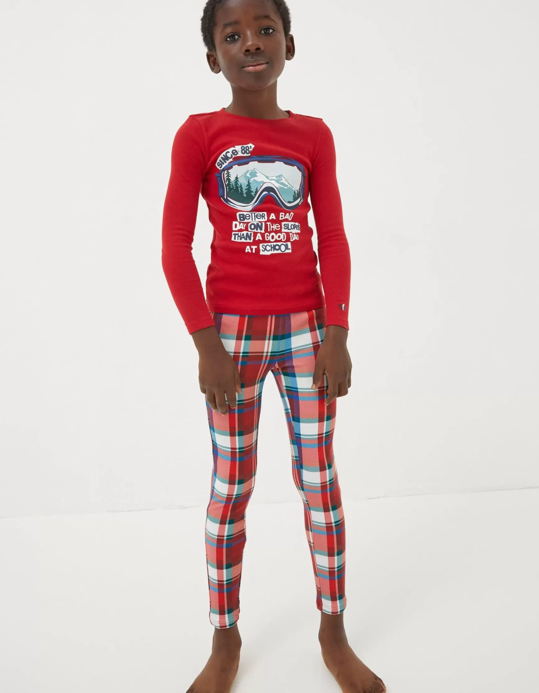FatFace Family Check Snug Pyjama Set|Boys View All