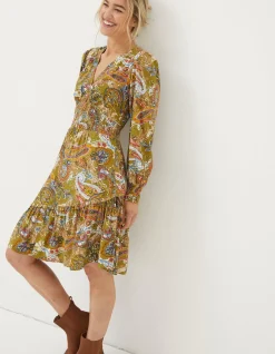 FatFace Farah Prairie Paisley Dress|Women View All