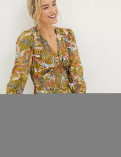 FatFace Farah Prairie Paisley Dress|Women View All