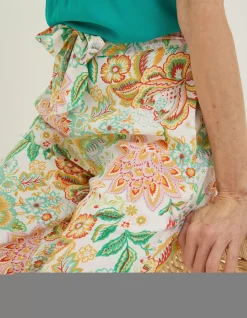 FatFace Faye Paradise Floral Wide Leg Trouser|Women Trousers & Leggings